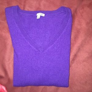 Purple Cashmere Sweater